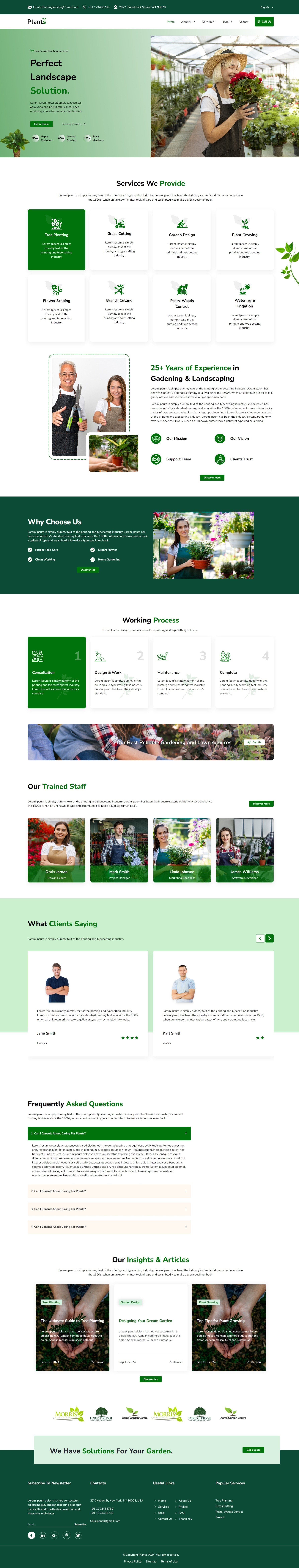 Strona firmy ogrodniczej preview